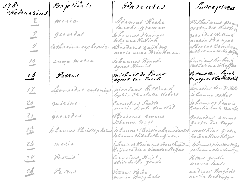 17810214 dp akte A'dam RK-d-Toren Petrus zv M d Swart - A v Sneek